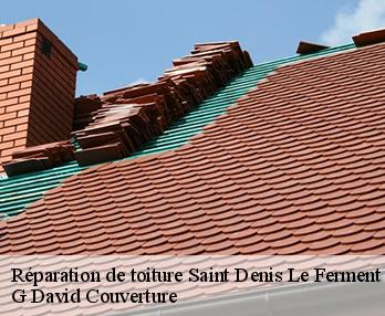 Réparation de toiture saint-denis-le-ferment-27140 G David Couverture