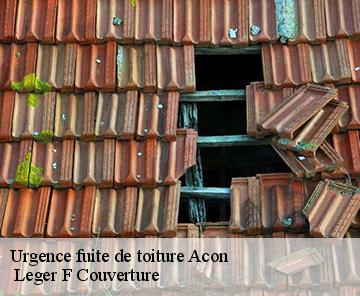 Urgence fuite de toiture  acon-27570  Leger F Couverture