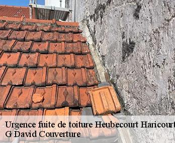 Urgence fuite de toiture  heubecourt-haricourt-27630 G David Couverture