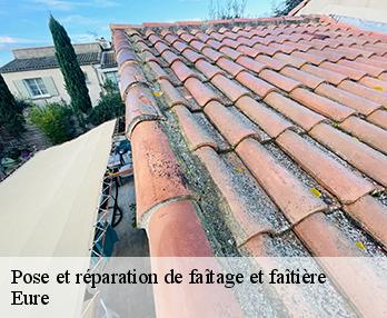 Pose et réparation de faîtage et faîtière Eure 