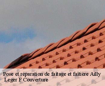 Pose et réparation de faîtage et faîtière