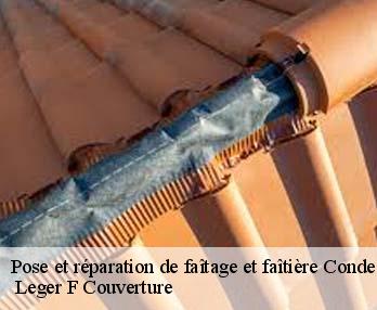 Pose et réparation de faîtage et faîtière conde-sur-iton-27160 Leger F Couverture