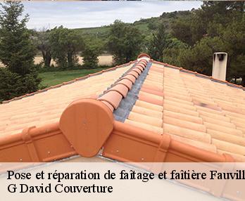 Pose et réparation de faîtage et faîtière