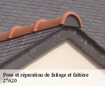 Pose et réparation de faîtage et faîtière
