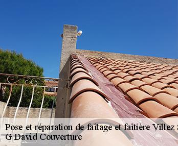 Pose et réparation de faîtage et faîtière villez-sous-bailleul-27950 G David Couverture
