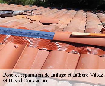 Pose et réparation de faîtage et faîtière 27950