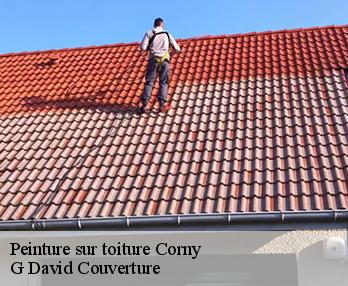Peinture sur toiture  corny-27700 G David Couverture