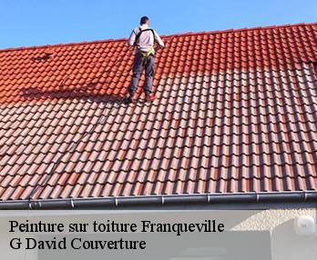 Peinture sur toiture  franqueville-27800 G David Couverture