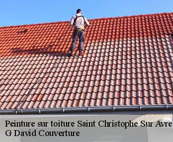 Peinture sur toiture  saint-christophe-sur-avre-27820 G David Couverture